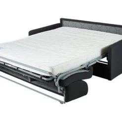 Canapé 4 Places Convertible Express En Tissu CALIFE - Turquoise - Couchage à Lattes Larges 160 Cm - Matelas 18 Cm -Promos Chesteris Boutique canape 273291 9