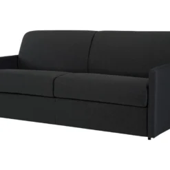 Canapé 3 Places Convertible Express En Tissu CALIFE - Gris Clair - Couchage 140 Cm - Matelas 14 Cm -Promos Chesteris Boutique canape 273297