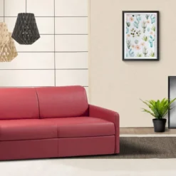 Canapé 2 Places Convertible Express En Simili CALIFE - Gris - Couchage 120 Cm - Matelas 14 Cm 9 Canapé 2 Places Convertible Express En Simili CALIFE - Gris - Couchage 120 Cm - Matelas 14 Cm -Promos Chesteris Boutique canape 273307 11