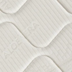 Canapé 4 Places Convertible Express En Simili CALITO - Blanc - Couchage 160 Cm - Matelas 14 Cm Avec Mémoire De Forme DUNLOPILLO -Promos Chesteris Boutique canape 274217 56