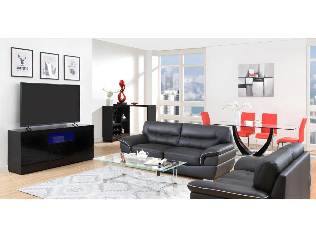 Canapé 2 Places En Cuir THIBAULT - Ivoire 12 Canapé 2 Places En Cuir THIBAULT - Ivoire – Image 12