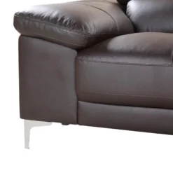 Canapé 2 Places En Cuir SOLANGE - Marron 9 Canapé 2 Places En Cuir SOLANGE - Marron -Promos Chesteris Boutique canape 318327