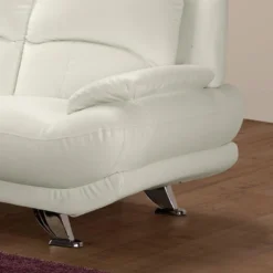 Canapé 3 Places En Simili MUSKO - Ivoire -Promos Chesteris Boutique canape 321839