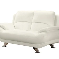 Canapé 2 Places En Simili MUSKO - Ivoire 6 Canapé 2 Places En Simili MUSKO - Ivoire -Promos Chesteris Boutique canape 321849