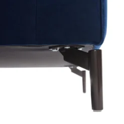 Canapé 3 Places En Velours Bleu Nuit ISENA -Promos Chesteris Boutique canape 3247495