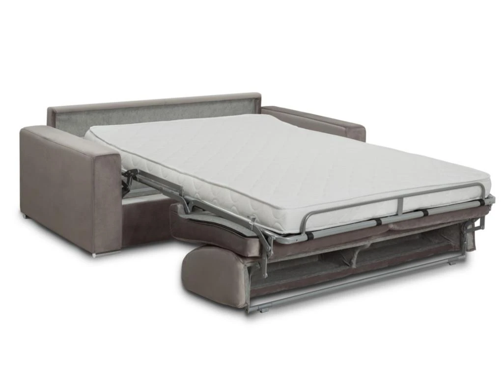 Canapé 4 Places Convertible Express En Velours CALITO - Bleu Nuit - Couchage Lattes Larges 160 Cm - Matelas 22 Cm Avec Mémoire De Forme DUNLOPILLO 9 Canapé 4 Places Convertible Express En Velours CALITO - Bleu Nuit - Couchage Lattes Larges 160 Cm - Matelas 22 Cm Avec Mémoire De Forme DUNLOPILLO – Image 9