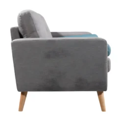 Canapé 3 Places TATUM En Tissu - Gris Chiné -Promos Chesteris Boutique canape 336109