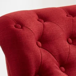 Méridienne Gauche ANOUK En Tissu - Rouge -Promos Chesteris Boutique canape 342621