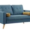 Canapé 2 Places TATUM En Tissu - Bleu