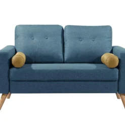 Canapé 2 Places TATUM En Tissu - Bleu -Promos Chesteris Boutique canape 365253