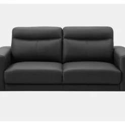 Canapé 3 Places En Cuir MONTANER - Noir 7 Canapé 3 Places En Cuir MONTANER - Noir -Promos Chesteris Boutique canape 394563