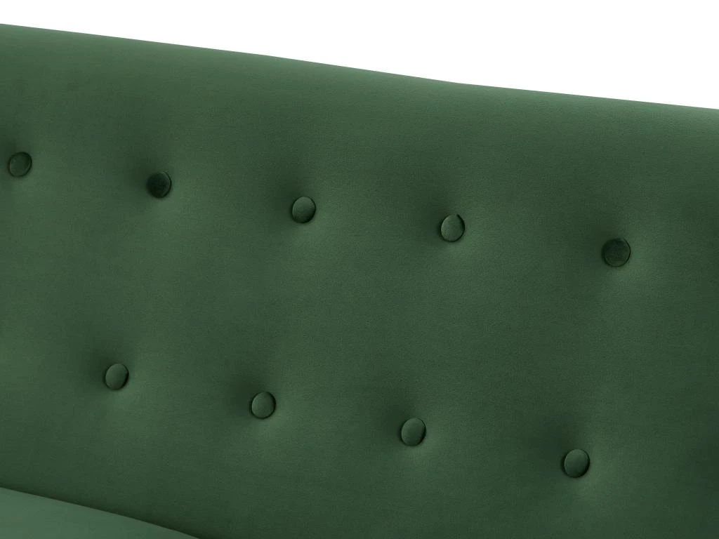 Canapé 3 Places En Velours Vert Sapin SERTI II 5 Canapé 3 Places En Velours Vert Sapin SERTI II – Image 5