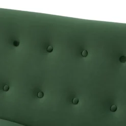 Canapé 2 Places En Velours Vert Sapin SERTI II -Promos Chesteris Boutique canape 3956687