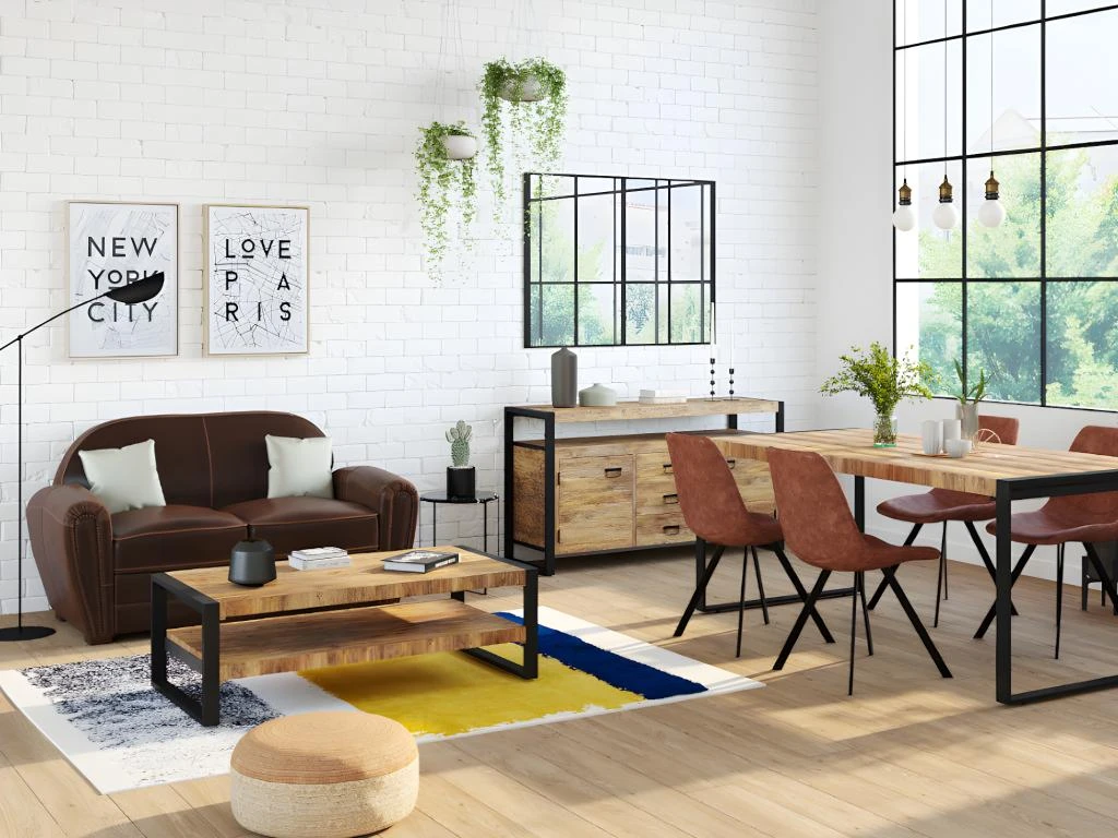 Canapé 2 Places Club 100% Cuir Vieilli BAUDOIN - Marron 10 Canapé 2 Places Club 100% Cuir Vieilli BAUDOIN - Marron – Image 10