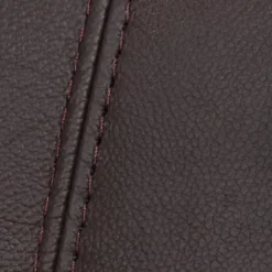 Canapé D'angle Cuir De Buffle 5 Places Et Pouf CAIPI - Ivoire - Angle Gauche -Promos Chesteris Boutique canape 427017 3