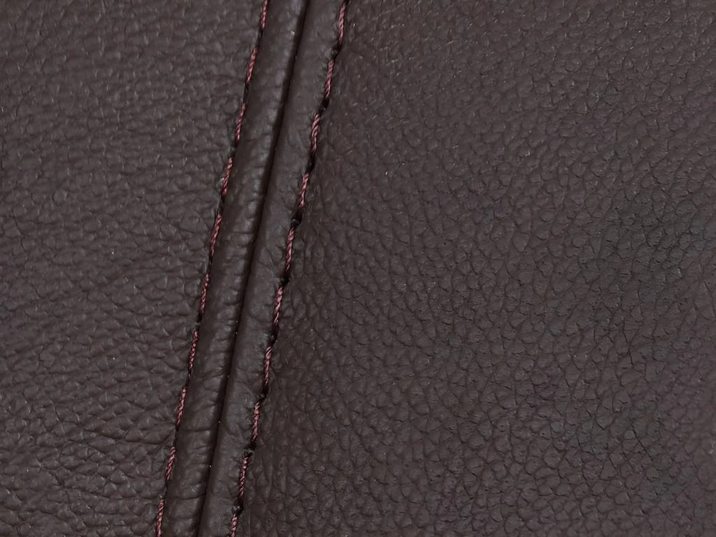 Canapé D'angle Cuir De Buffle 5 Places Et Pouf CAIPI - Marron - Angle Droit 10 Canapé D'angle Cuir De Buffle 5 Places Et Pouf CAIPI - Marron - Angle Droit – Image 10