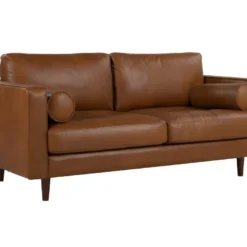 Canapé 2 Places 100% Cuir Supérieur VLADIMIR - Marron Vintage 6 Canapé 2 Places 100% Cuir Supérieur VLADIMIR - Marron Vintage -Promos Chesteris Boutique canape 433905