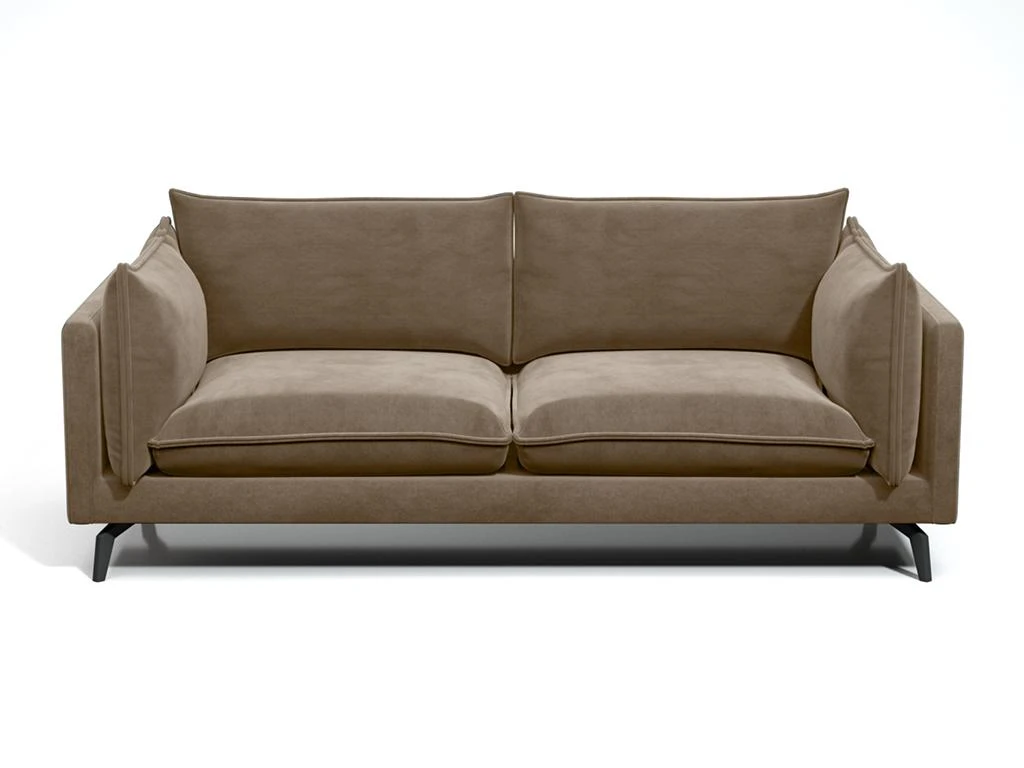 Canapé 3 Places En Velours KESTREL - Taupe De Pascal Morabito 2 Canapé 3 Places En Velours KESTREL - Taupe De Pascal Morabito – Image 2
