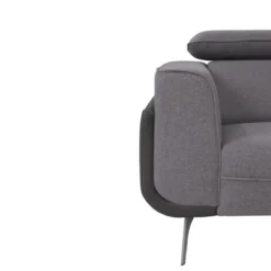 Canapé D'angle Fixe ALSENO - Gris - Angle Droit -Promos Chesteris Boutique canape 438857