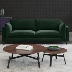 Canapé 3 Places KESTREL En Velours - Vert De Pascal Morabito 8 Canapé 3 Places KESTREL En Velours - Vert De Pascal Morabito -Promos Chesteris Boutique canape 443143