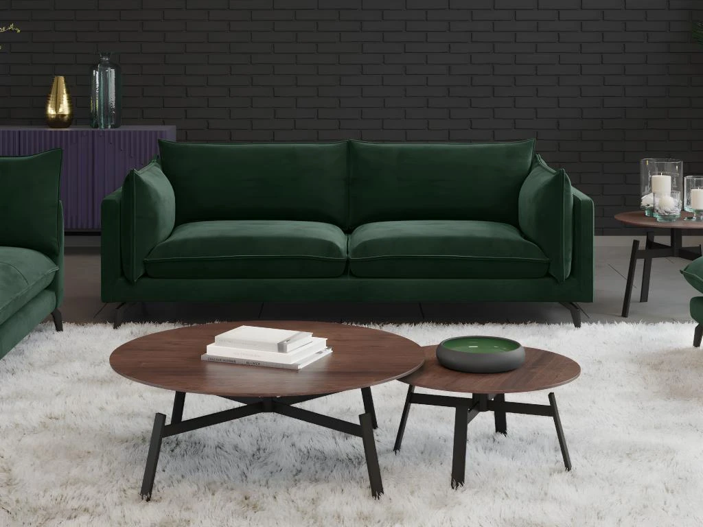Canapé 3 Places KESTREL En Velours - Vert De Pascal Morabito 4 Canapé 3 Places KESTREL En Velours - Vert De Pascal Morabito – Image 4