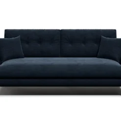 Canapé 3 Places En Velours GANESH - Bleu Nuit 6 Canapé 3 Places En Velours GANESH - Bleu Nuit -Promos Chesteris Boutique canape 443303