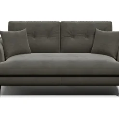 Canapé 2 Places En Velours GANESH - Anthracite 7 Canapé 2 Places En Velours GANESH - Anthracite -Promos Chesteris Boutique canape 443329