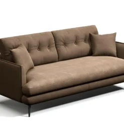 Canapé 3 Places GANESH En Microfibre Aspect Cuir Vieilli 6 Canapé 3 Places GANESH En Microfibre Aspect Cuir Vieilli -Promos Chesteris Boutique canape 443343