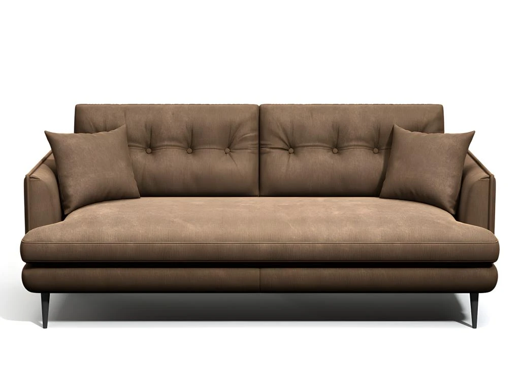 Canapé 3 Places GANESH En Microfibre Aspect Cuir Vieilli 4 Canapé 3 Places GANESH En Microfibre Aspect Cuir Vieilli – Image 4