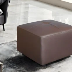 Canapé D'angle Cuir De Buffle 5 Places Et Pouf CAIPI - Marron - Angle Droit 16 Canapé D'angle Cuir De Buffle 5 Places Et Pouf CAIPI - Marron - Angle Droit -Promos Chesteris Boutique canape 448359