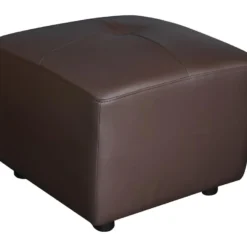 Canapé D'angle Cuir De Buffle 5 Places Et Pouf CAIPI - Marron - Angle Droit 18 Canapé D'angle Cuir De Buffle 5 Places Et Pouf CAIPI - Marron - Angle Droit -Promos Chesteris Boutique canape 448363