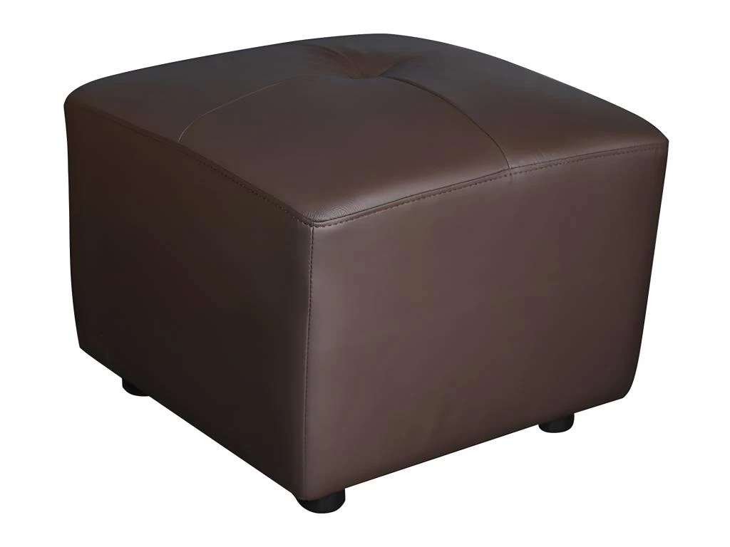 Canapé D'angle Cuir De Buffle 5 Places Et Pouf CAIPI - Marron - Angle Droit 9 Canapé D'angle Cuir De Buffle 5 Places Et Pouf CAIPI - Marron - Angle Droit – Image 9