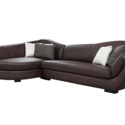 Canapé D'angle Cuir De Buffle 5 Places Et Pouf CAIPI - Marron - Angle Gauche 12 Canapé D'angle Cuir De Buffle 5 Places Et Pouf CAIPI - Marron - Angle Gauche -Promos Chesteris Boutique canape 448367