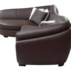 Canapé D'angle Cuir De Buffle 5 Places Et Pouf CAIPI - Marron - Angle Gauche 14 Canapé D'angle Cuir De Buffle 5 Places Et Pouf CAIPI - Marron - Angle Gauche -Promos Chesteris Boutique canape 448371