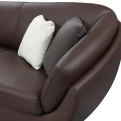 Canapé D'angle Cuir De Buffle 5 Places Et Pouf CAIPI - Marron - Angle Gauche 15 Canapé D'angle Cuir De Buffle 5 Places Et Pouf CAIPI - Marron - Angle Gauche -Promos Chesteris Boutique canape 448373