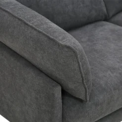 Canapé 2 Places En Tissu Gris SEDICO 12 Canapé 2 Places En Tissu Gris SEDICO -Promos Chesteris Boutique canape 452819