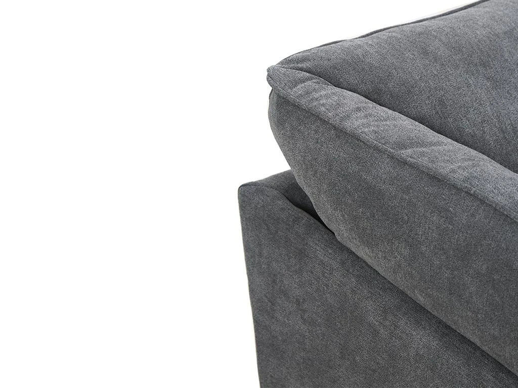 Canapé 2 Places En Tissu Gris SEDICO 3 Canapé 2 Places En Tissu Gris SEDICO – Image 3