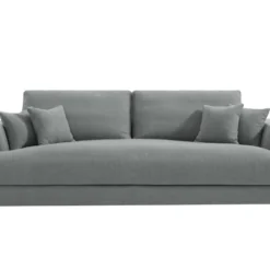 Canapé 4 Places En Tissu Gris Clair ASPAL -Promos Chesteris Boutique canape 4703577