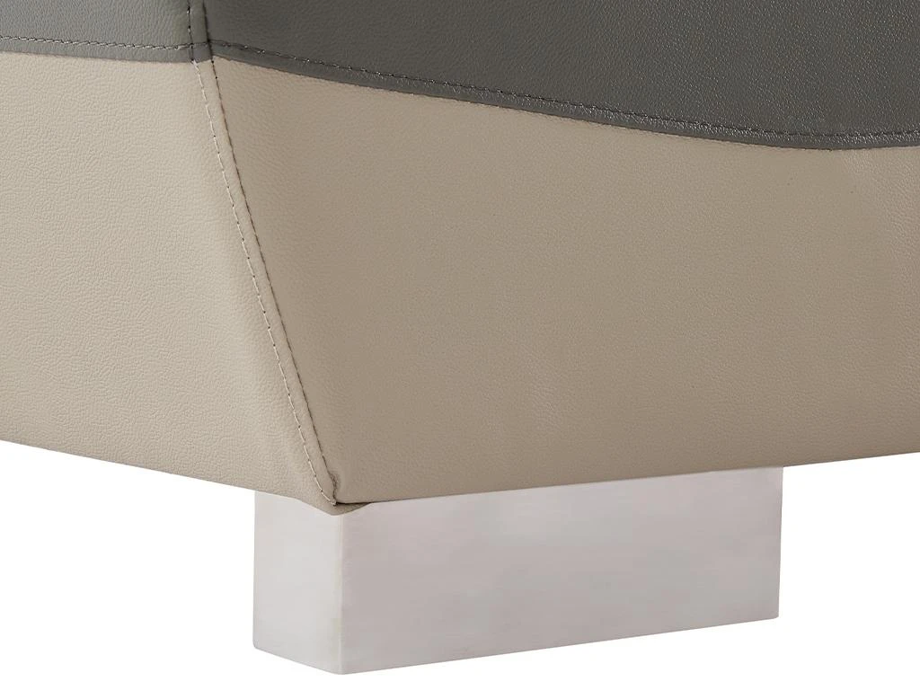 Canapé 2 Places En Cuir FRANCESCA - Taupe 6 Canapé 2 Places En Cuir FRANCESCA - Taupe – Image 6