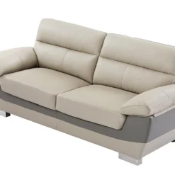 Canapé 3 Places En Cuir FRANCESCA - Taupe 18 Canapé 3 Places En Cuir FRANCESCA - Taupe -Promos Chesteris Boutique canape 479621