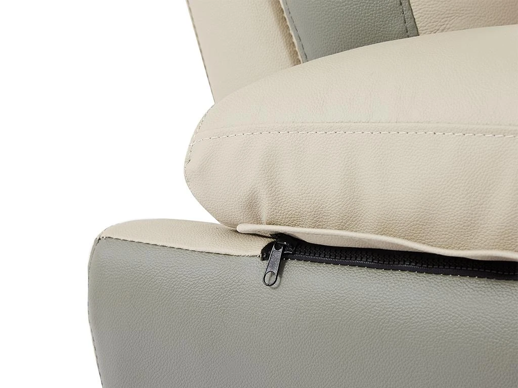 Canapé 3 Places En Cuir FRANCESCA - Taupe 8 Canapé 3 Places En Cuir FRANCESCA - Taupe – Image 8