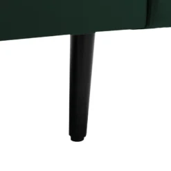 Canapé 3 Places En Velours Vert Sapin ESTELA 12 Canapé 3 Places En Velours Vert Sapin ESTELA -Promos Chesteris Boutique canape 4837495