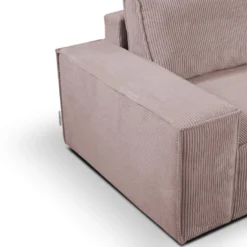 Canapé D'angle Convertible En Velours Côtelé Rose AMELIA De Pascal Morabito - Angle Droit 11 Canapé D'angle Convertible En Velours Côtelé Rose AMELIA De Pascal Morabito - Angle Droit -Promos Chesteris Boutique canape 487151