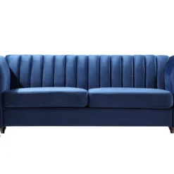 Canapé Chesterfield 3 Places En Velours Bleu Roi TRUMBO 5 Canapé Chesterfield 3 Places En Velours Bleu Roi TRUMBO -Promos Chesteris Boutique canape 4879319
