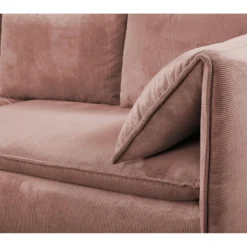 Canapé D'angle Convertible En Velours Côtelé Rose TEODORA De PASCAL MORABITO - Angle Gauche 13 Canapé D'angle Convertible En Velours Côtelé Rose TEODORA De PASCAL MORABITO - Angle Gauche -Promos Chesteris Boutique canape 488061