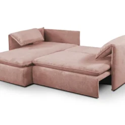 Canapé D'angle Convertible En Velours Côtelé Rose TEODORA De PASCAL MORABITO - Angle Gauche 11 Canapé D'angle Convertible En Velours Côtelé Rose TEODORA De PASCAL MORABITO - Angle Gauche -Promos Chesteris Boutique canape 488065