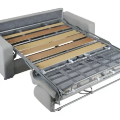 Canapé 3 Places Convertible Express En Simili CALITO - Noir - Matelas DUNLOPILLO 16 Cm Avec Mousse à Mémoire De Forme - Couchage Lattes Larges 140 Cm -Promos Chesteris Boutique canape 489499