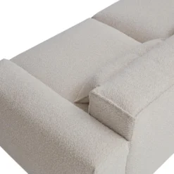 Canapé 3 Places En Tissu Sherpa Effet Peau De Mouton Blanc MAGALI 13 Canapé 3 Places En Tissu Sherpa Effet Peau De Mouton Blanc MAGALI -Promos Chesteris Boutique canape 4917467