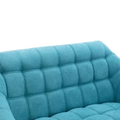 Canapé 2 Places En Tissu Bleu CASERTA 13 Canapé 2 Places En Tissu Bleu CASERTA -Promos Chesteris Boutique canape 492079