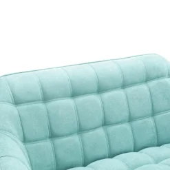 Canapé 2 Places En Tissu Vert D'eau CASERTA -Promos Chesteris Boutique canape 492093